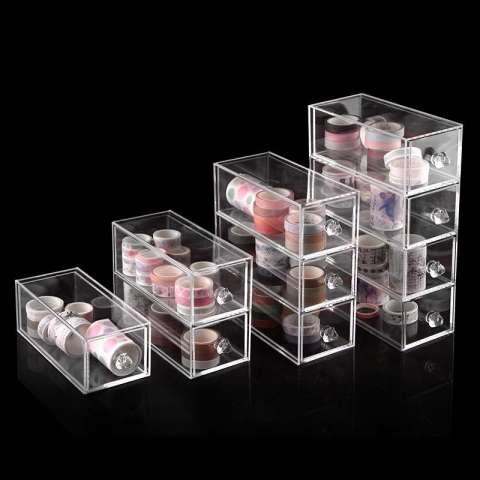 Fourwarder PMMA  anti dust plexiglass custom acrylic stacked acrylic organizing box